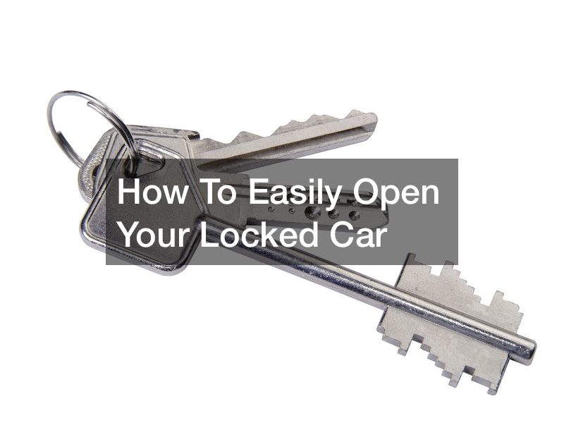 How To Open Your Locked Car